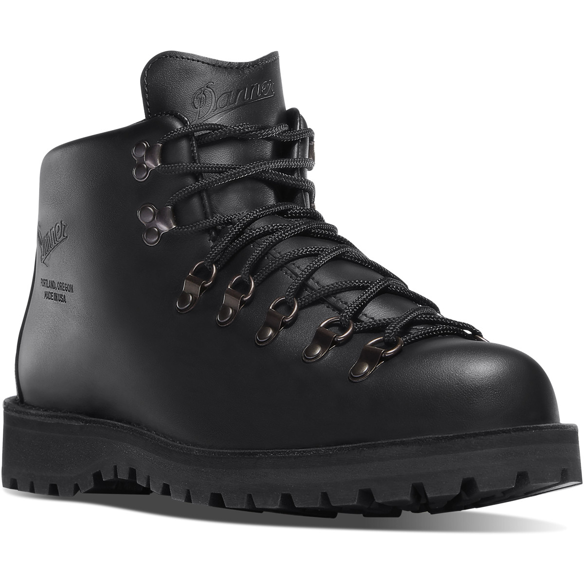 Danner Mens Mountain Light GORE-TEX Hiking Boots Black - UIC419625